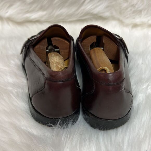 Allen Edmonds Walden Oxblood Leather Slip On Loafer Shoes Men's Size 10 B26 - Picture 6 of 13